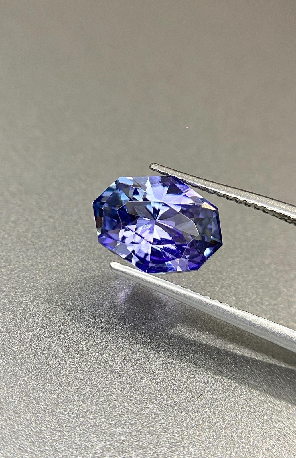 Certified Tanzania Tanzanite Flawless Blue 9.86 Ct Loose Fancy Cut Gemstone