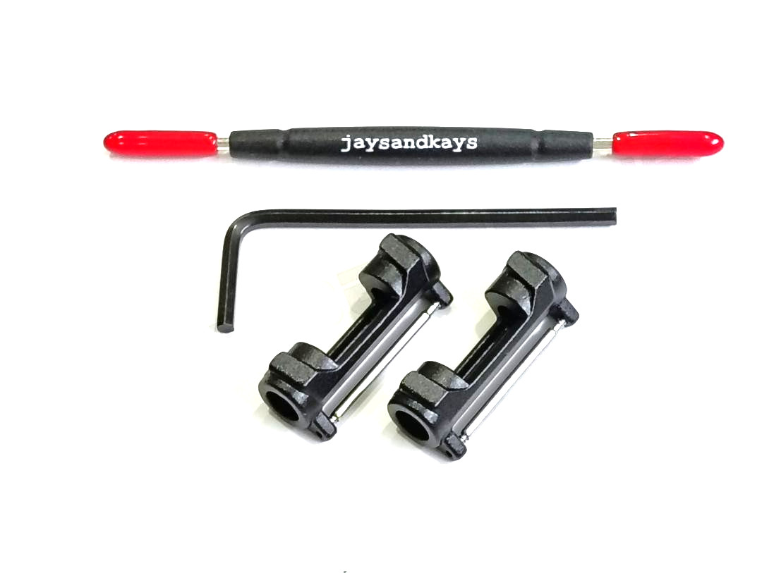 JaysAndKays® Metal Adapters Kit for Casio GShock GPRH1000 and 24mm Straps
