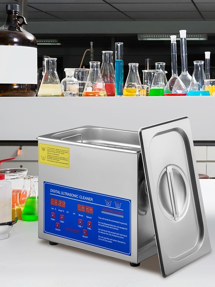 3L Ultrasonic Cleaner with Heat, Digital Timer & Stainless Steel Tank – Jewelry,