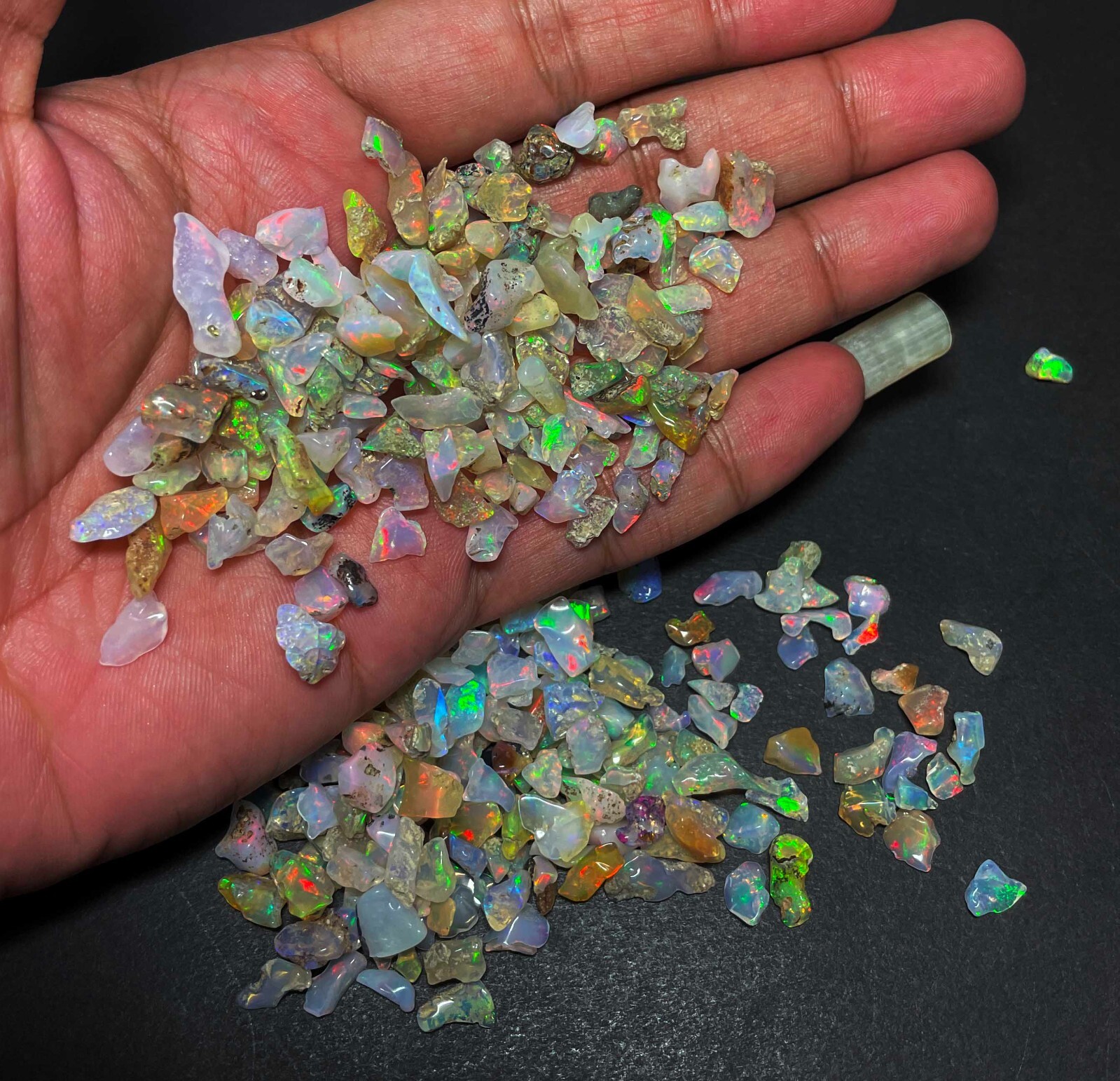 Natural AA Quality Ethiopian Opal Polish Rough Loose Gemstone Lot 100 CT