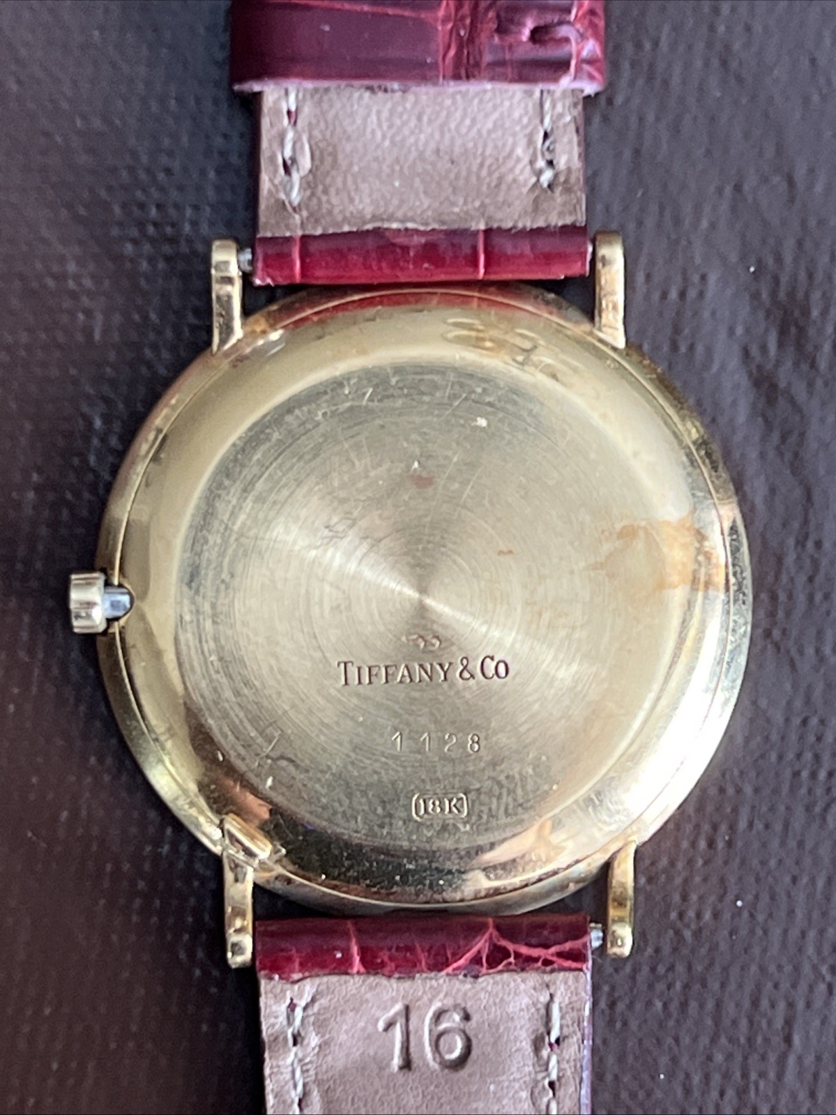 Tiffany and Co. 18K yellow gold wristwatch – Camille Fournet Paris Watch Strap