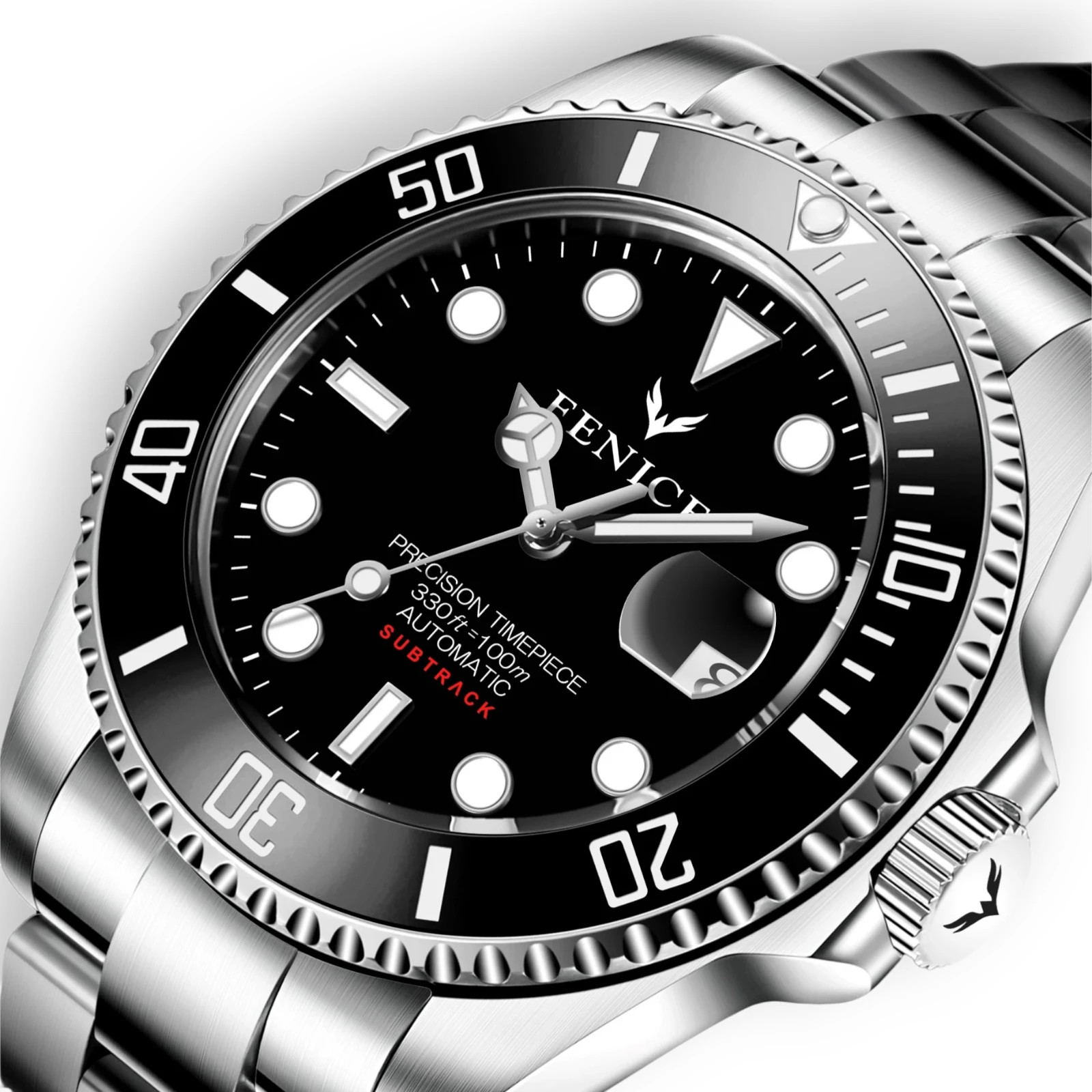 Fenice Subtrack Silente Automatic Watch 10 ATM Miyota 2020-Now