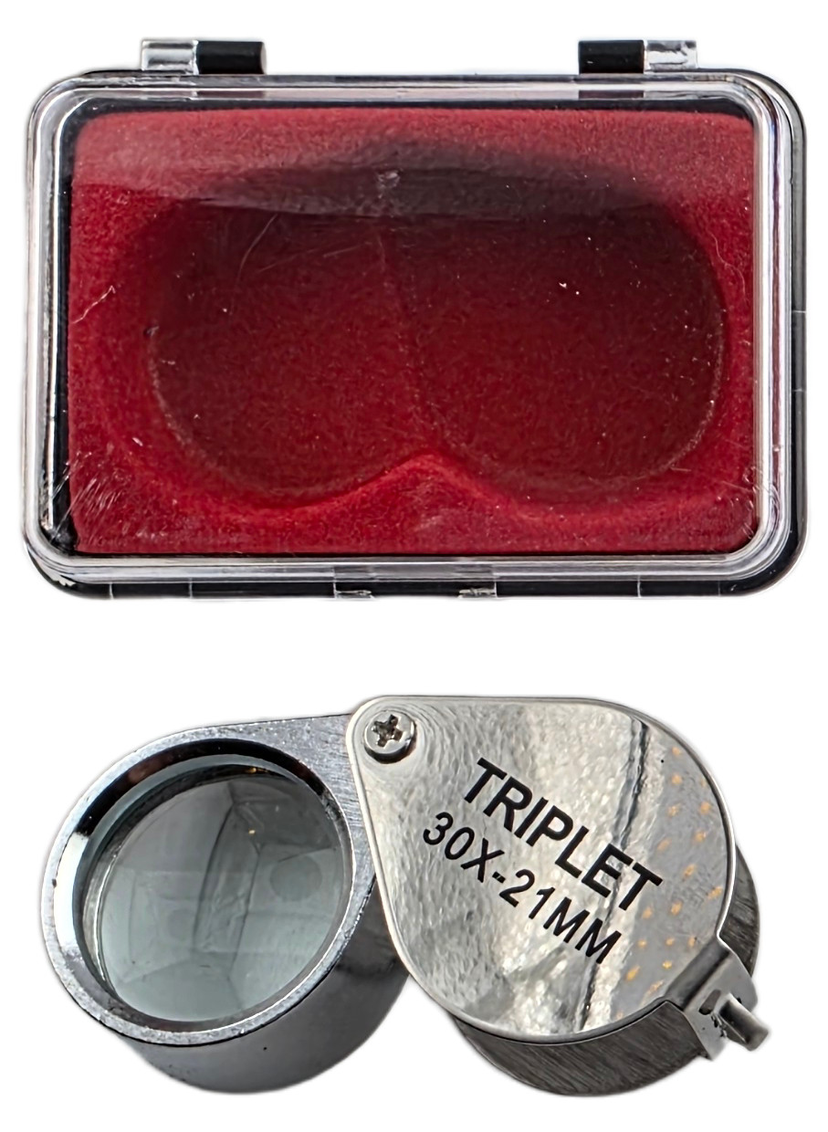30X Eye Loupe – Gold Silver Platinum Jewelry Testing – Diamond Inclusion Tester