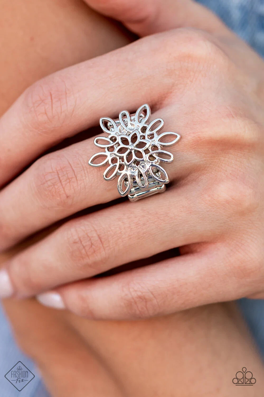 Paparazzi Jewelry Accessories – Coastal Chic – Silver Ring – Vintage
