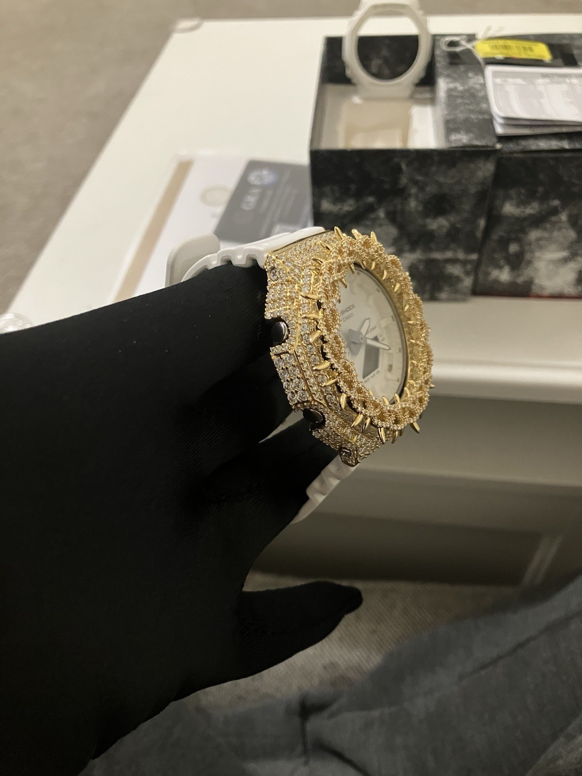 Moissanite G-SHOCK Casio W/Box Papers