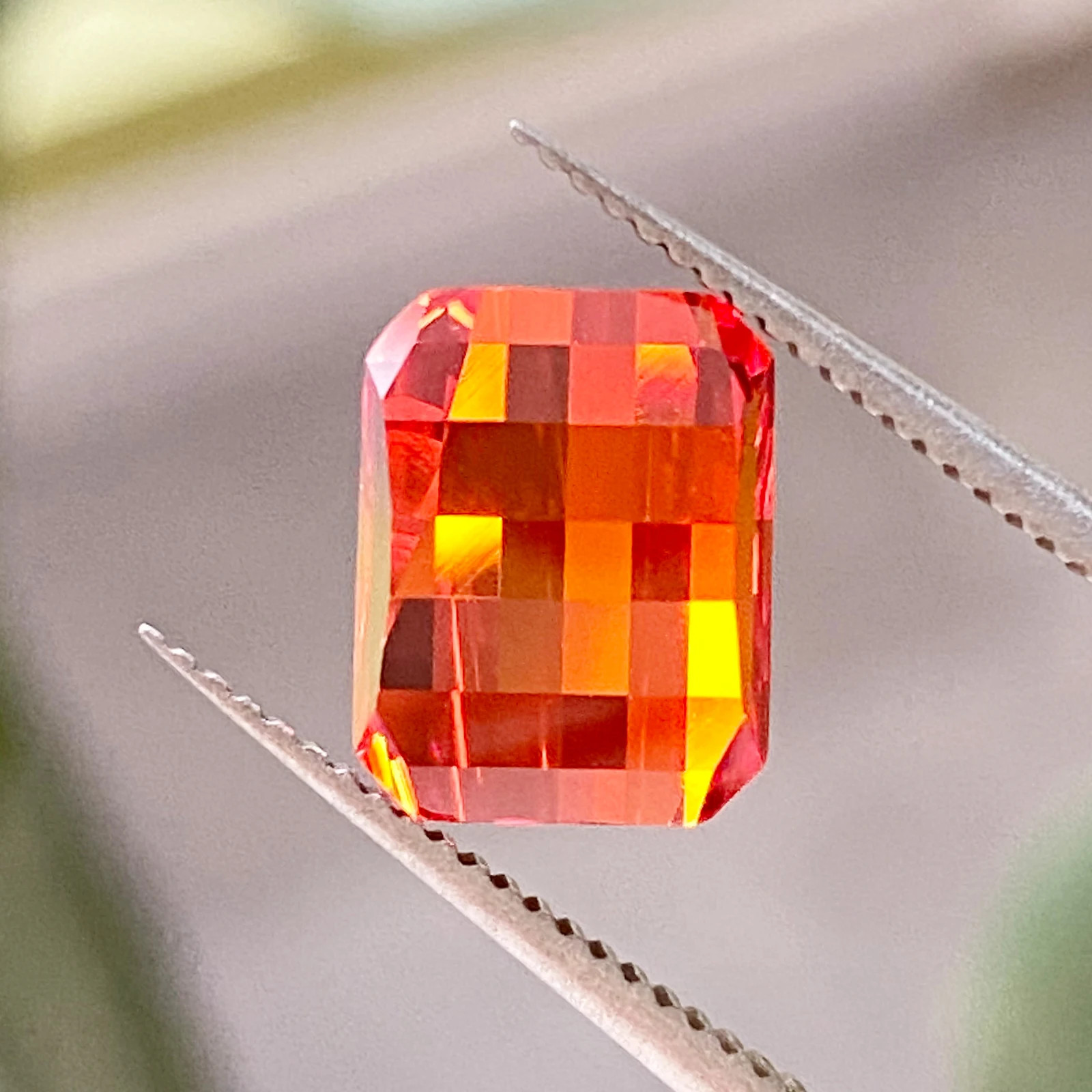 Rare 5A Cubic Zirconia Stone 0.5-4ct Emerald Square Pixel Cut for Jewelry Making
