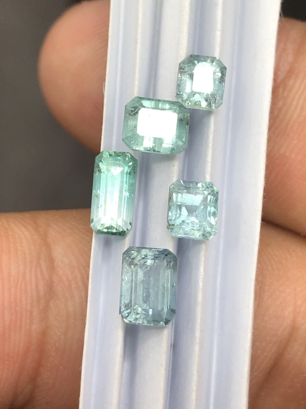 3.5 Ct Faceted Tourmaline Lot From Afghanistan