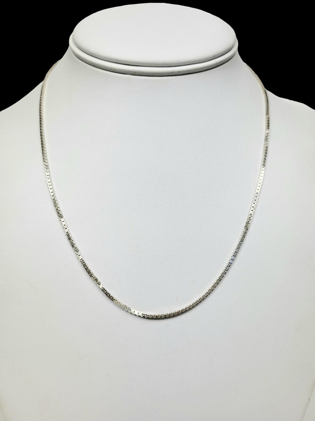 Nicky Butler 18″ Box Chain Necklace New .925 Sterling Silver 4.4 gr