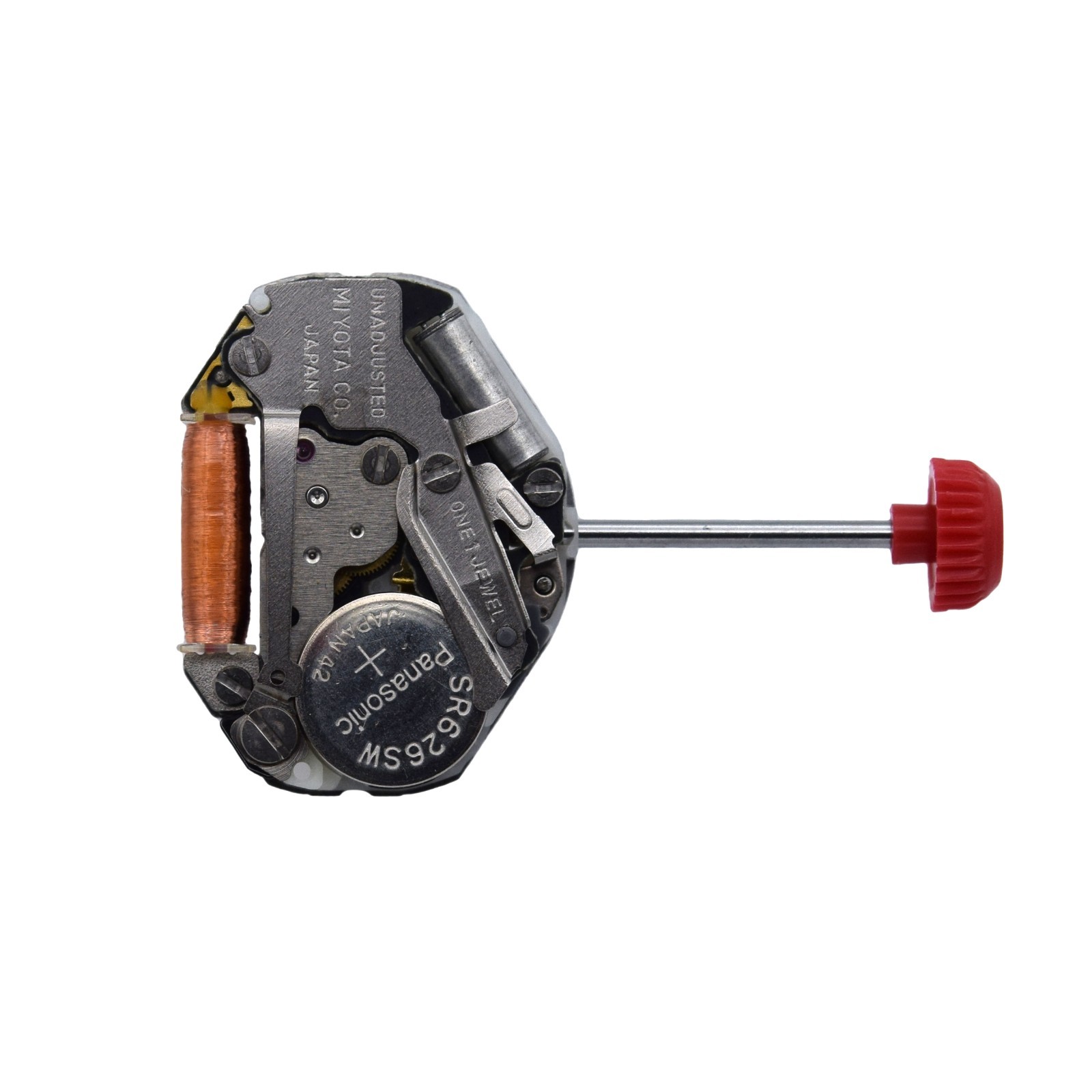Miyota 2035 3 Hand Quartz Watch Movement, Stem and Hour Wheel