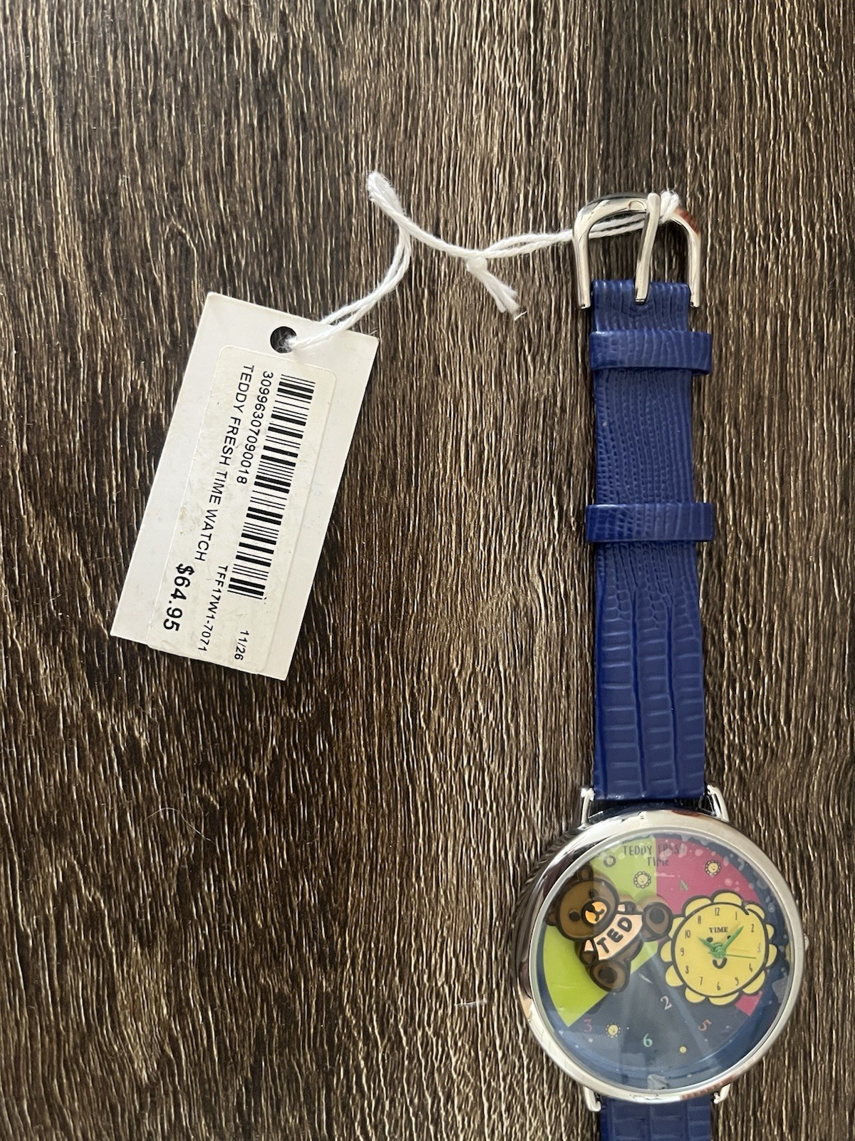 Teddy Fresh Wristwatch Unisex NEW -AS IS (see description) RARE! Genuine Leather