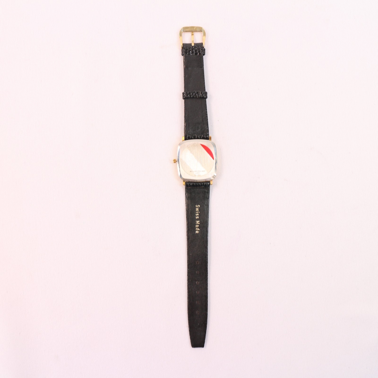 Vintage 1980s VALENTINO Roberto New Old Stock Tank Gold Plated Quartz 25mm Watch