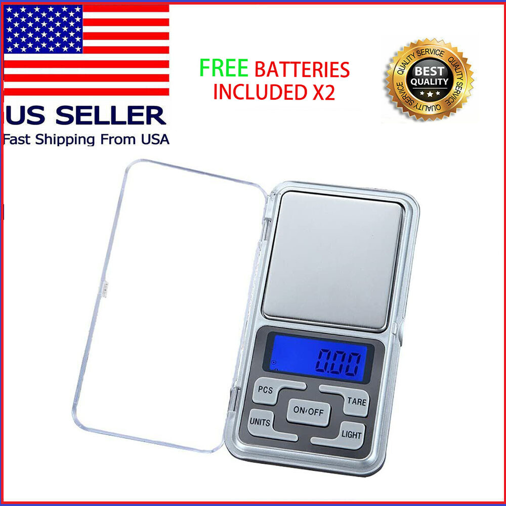 200g x 0.01g Mini Portable Digital Scale Jewelry Pocket Balance Weight Gram LCD