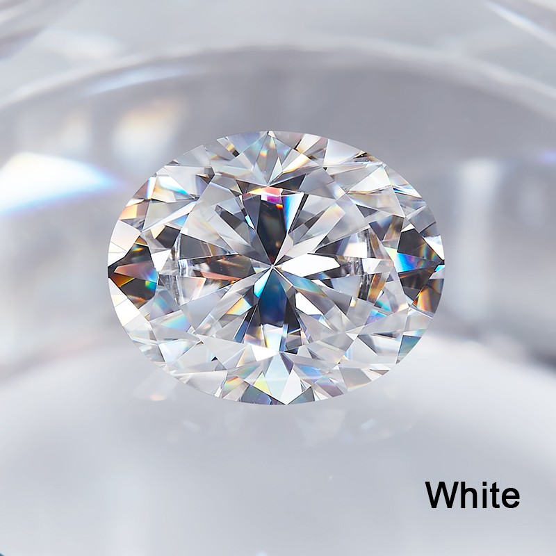 GRA Oval Cut 0.1-10ct D Color VVS1 Loose Moissanite Sparkling for Jewelry Making