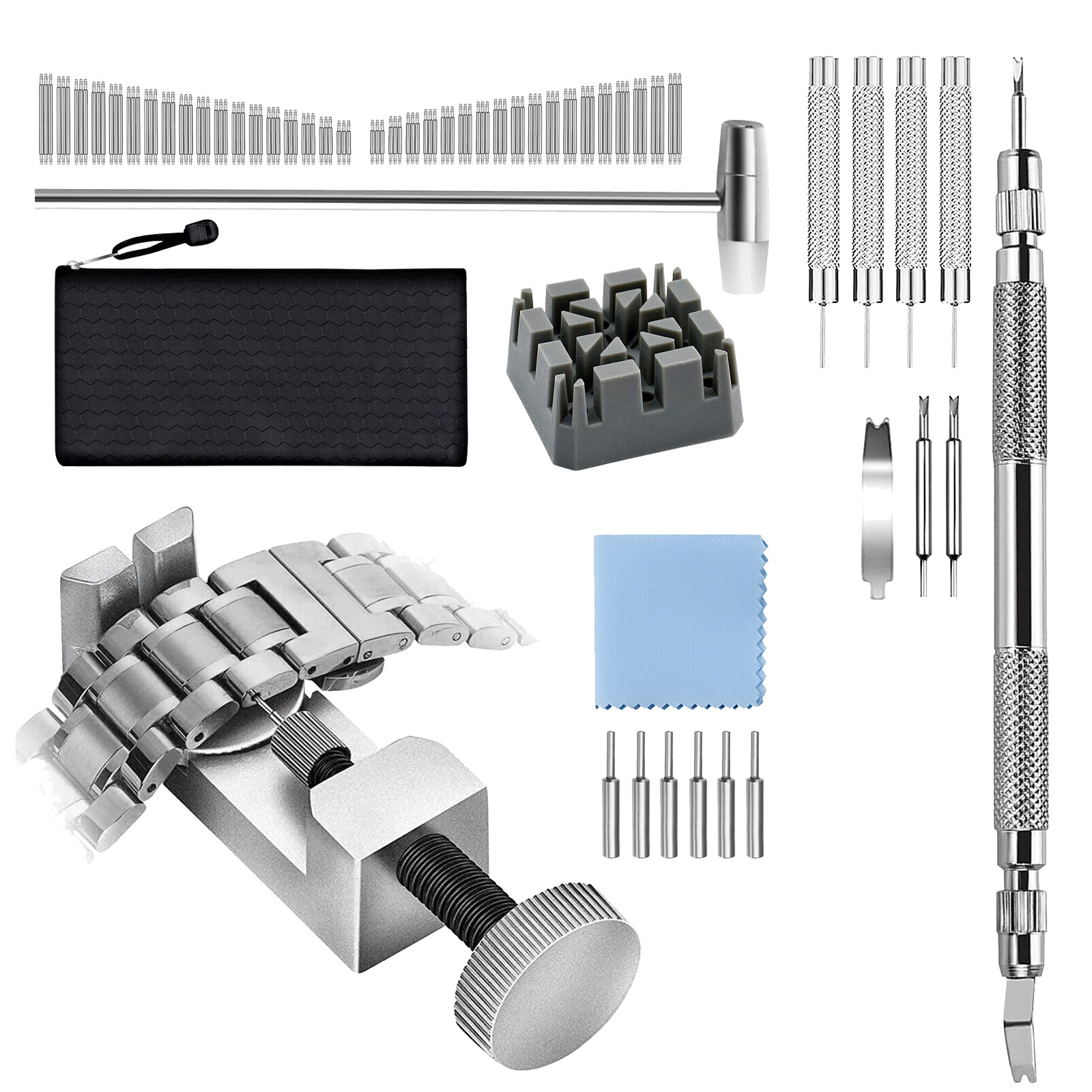 Adjustment Watch Band Strap Bracelet Link Pin Remover Repair Resizing Tool Kits