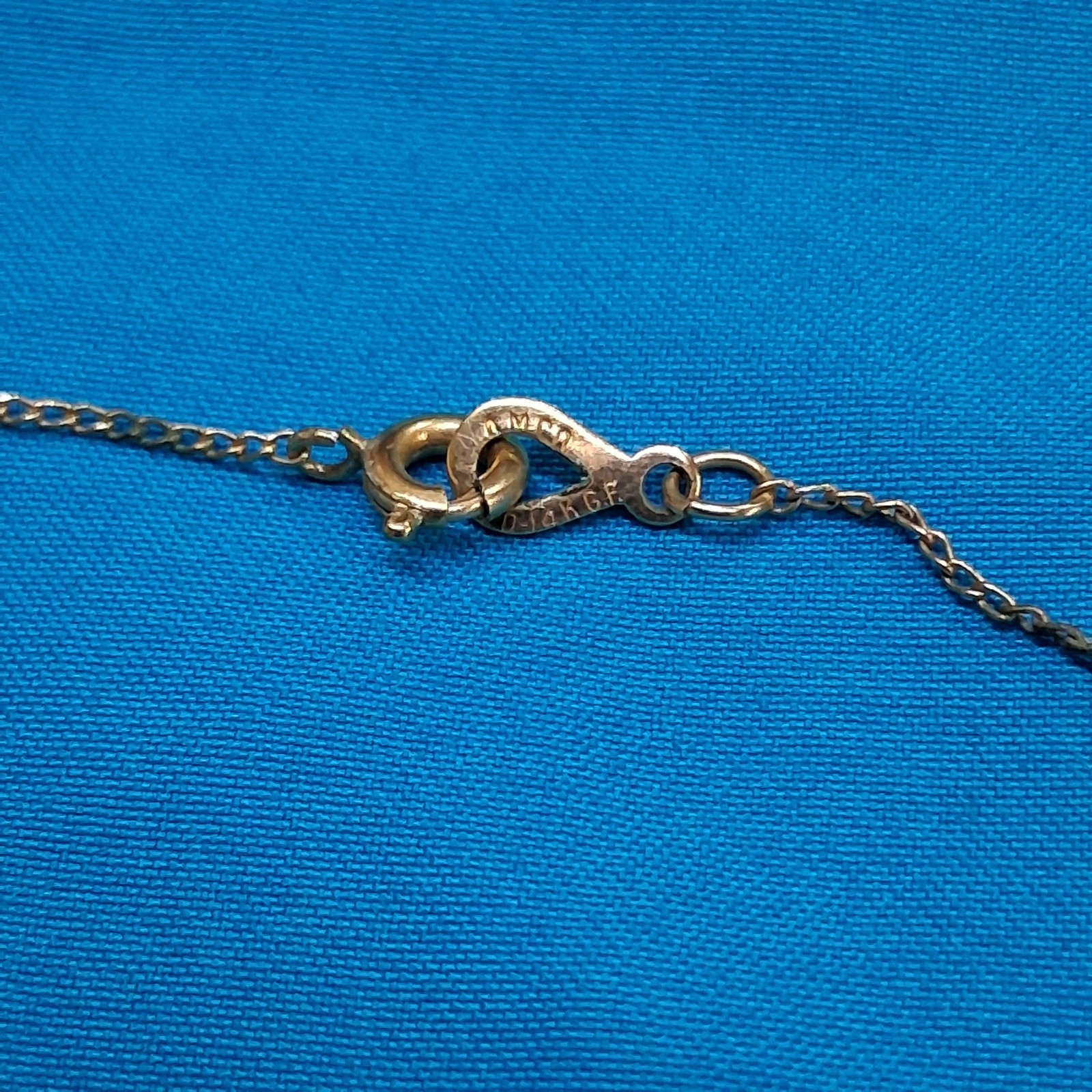 Vintage Amco 1/20 14K GF Thin Curb Link Chain Collar Necklace