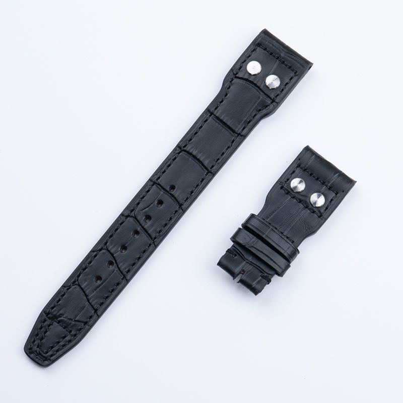 21mm 22mm Leather Strap Watch Band Fits IWC Pilot’s Watch Top GUN Series
