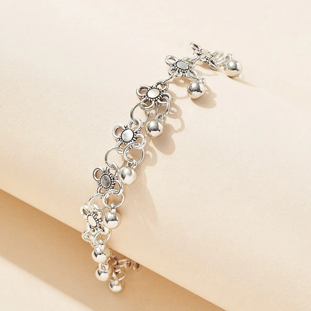 Vintage Gypsy Bells Bracelet Anklet for Women Sexy Foot Chains Water Jewelry