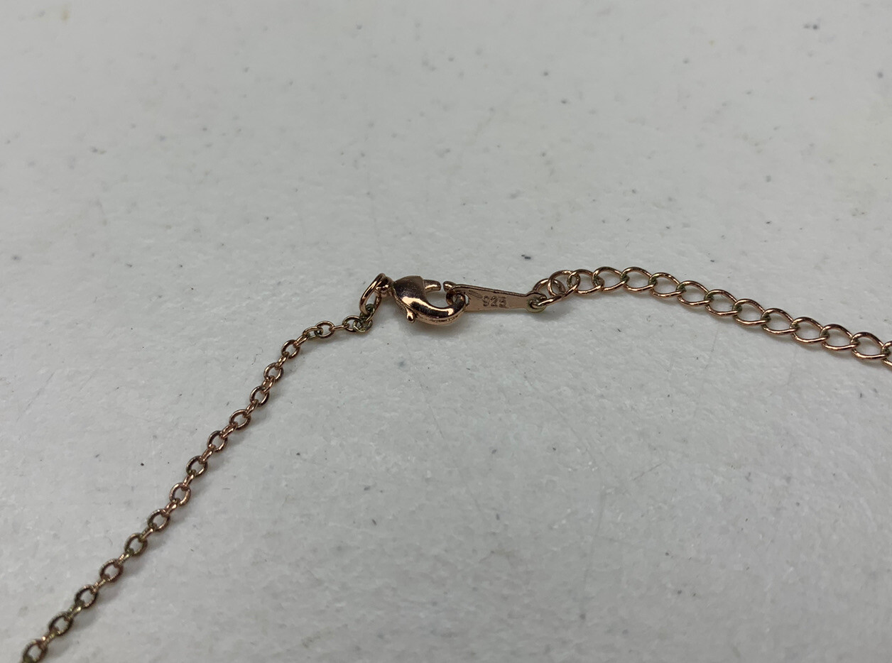 I LOVE YOU in 100 Languages Pendant W 18” Chain, Stamped 925 – Used, 4.9 Grams