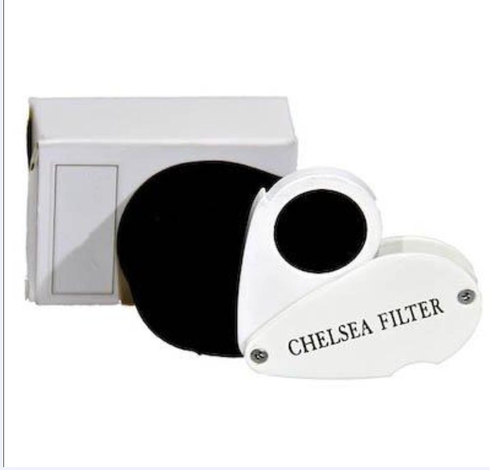 Chelsea Filter for testing Gemstone Gems,Testing, Loupe. GIA TOOLS