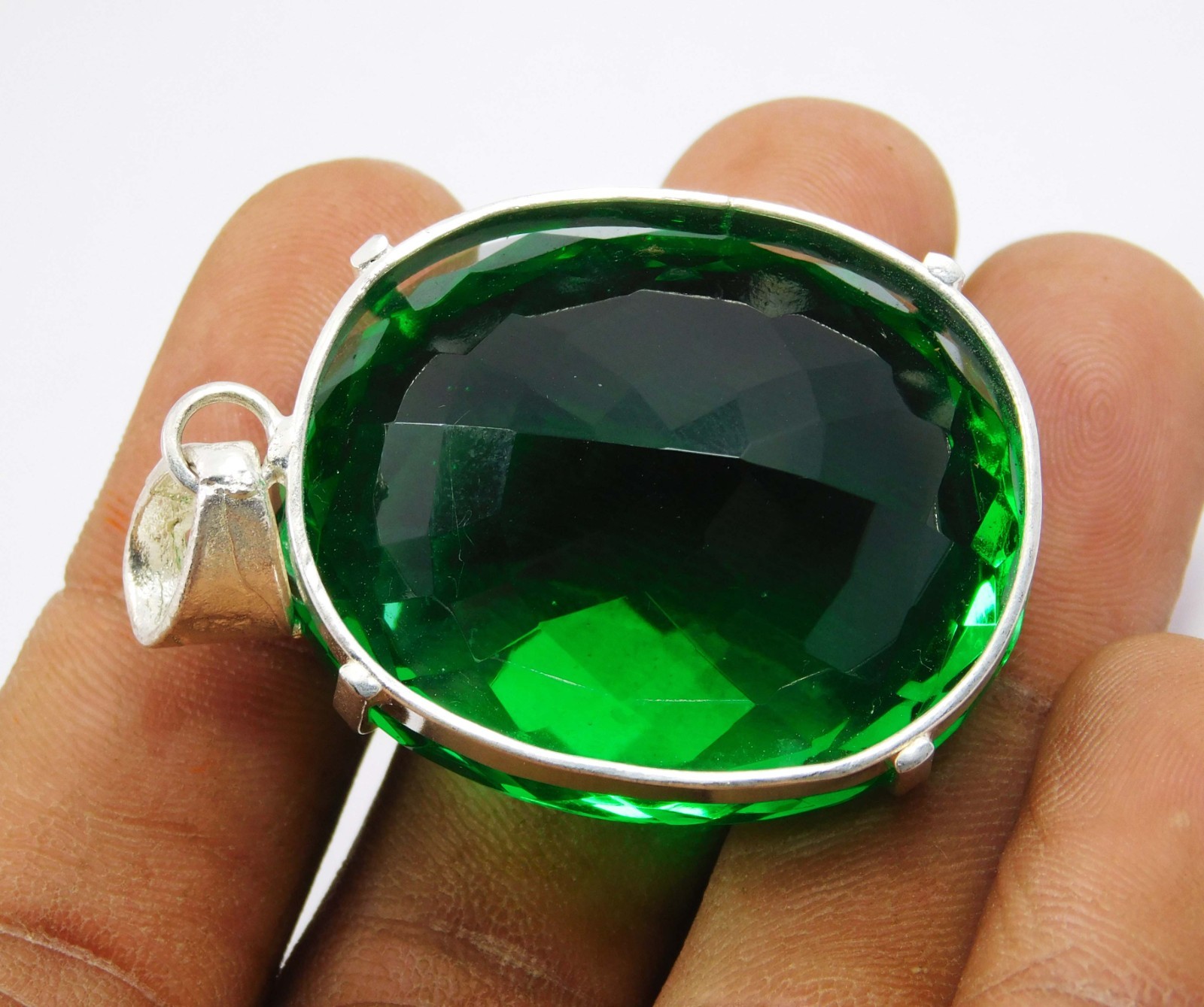 Certified 138.30 Ct Natural Green Peridot Pendant Oval Cut Gorgeous Gemstone