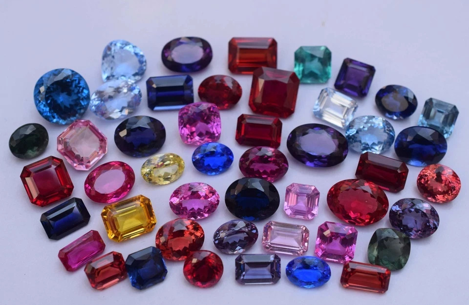 50 Ct Natural Multi Color Topaz Mixed Shape Flawless Certified Gemstone Lot