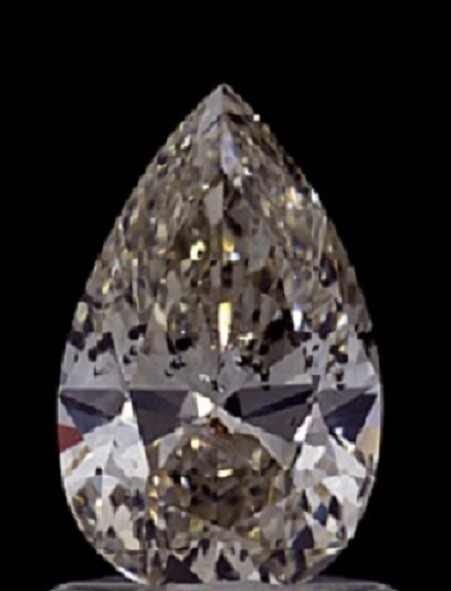 2.03 carat 1.20 ct Pear shape & Round Diamond Halo 14k White Gold Ring GIA cert