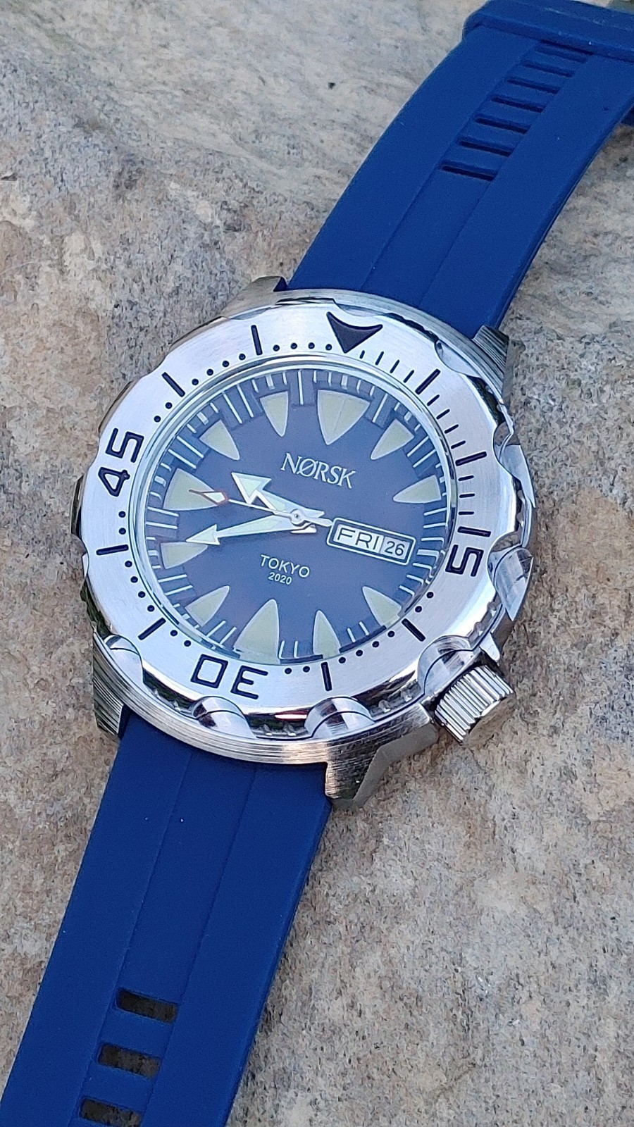 Sea Monster Diver Watch, Norsk, Olympic Citizen Quartz – Blue, 2020 Olympics