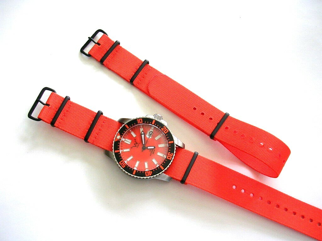 16mm NATO G10 Prem Ballistic PVD MoD RAF Military army watchband strap IW SUISSE