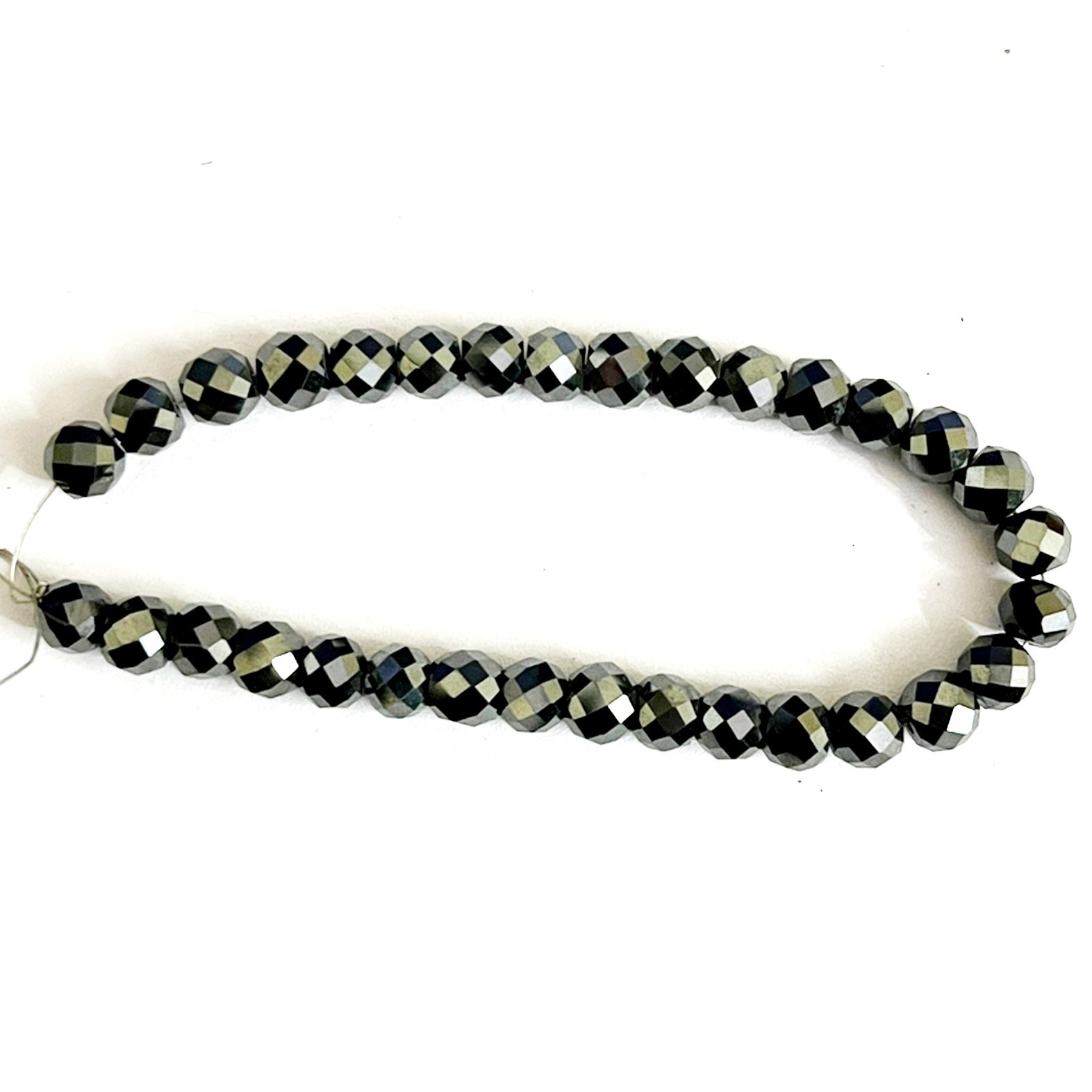 Black Diamond Beads 8 mm 36 Pcs Great Shine Quality AAA Certified Jewelry making