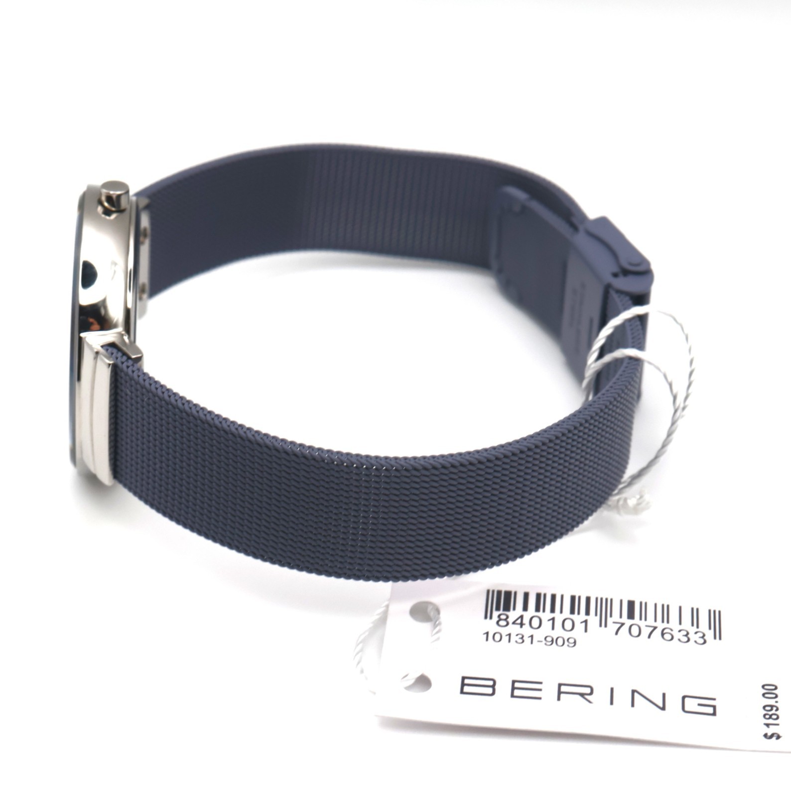 Bering Classic Stainless Steel Lavender Dial Ladies Quartz 31mm Watch 10131-909