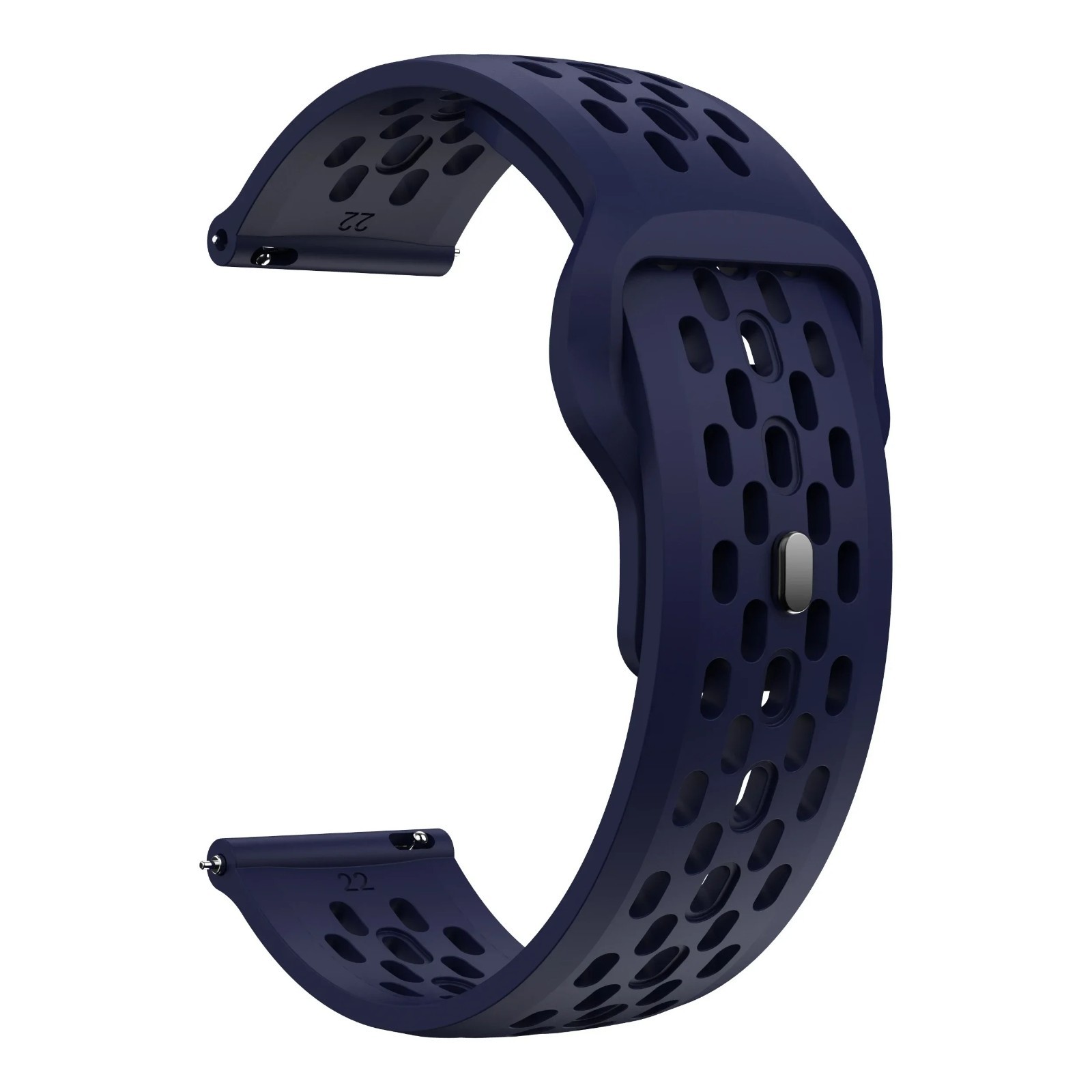 Silicone Sport Watch Strap 18/20/22mm Breathable Wrist Band for Watches