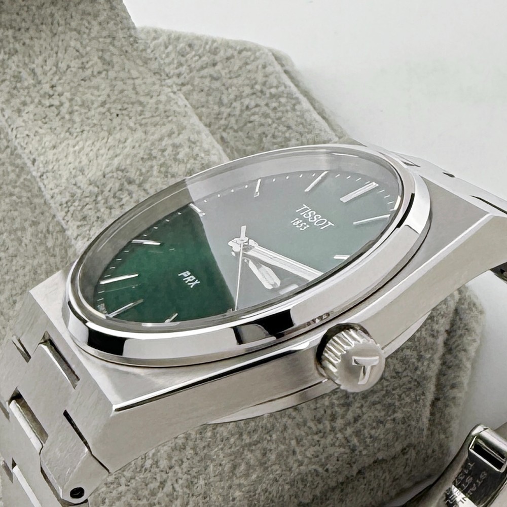 Tissot PRX Green Dial Stainless Men’s Quartz Watch 40mm – T137.410.11.091.00