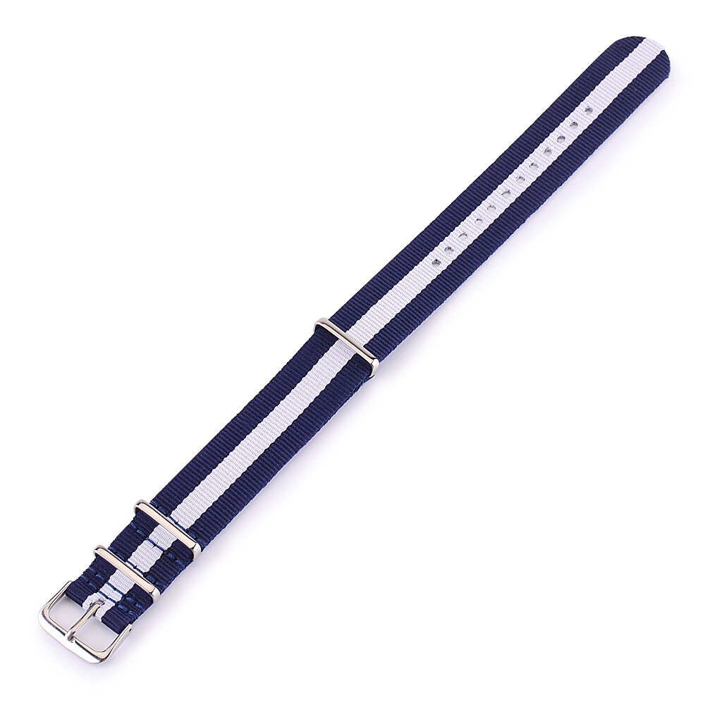 18mm 20mm 22mm 24mm Canvas Military Nylon Watch Strap Band