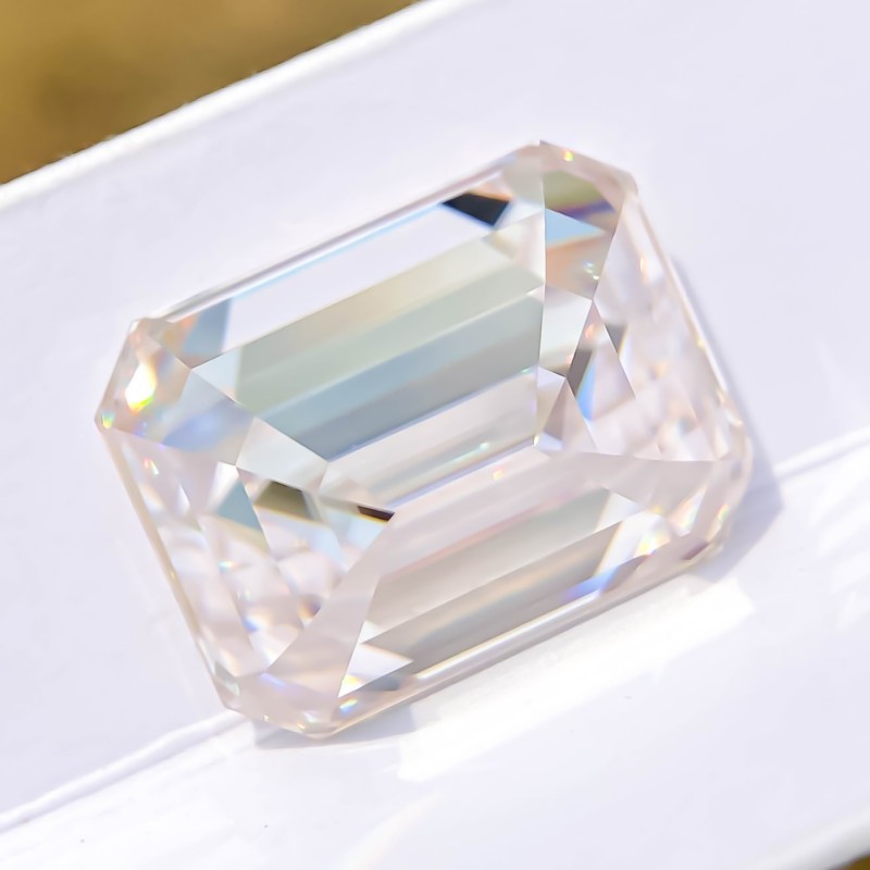 Emerald Cut D Color Loose Moissanite 0.5-10ct VVS1GRA Certificate Excellent Cut