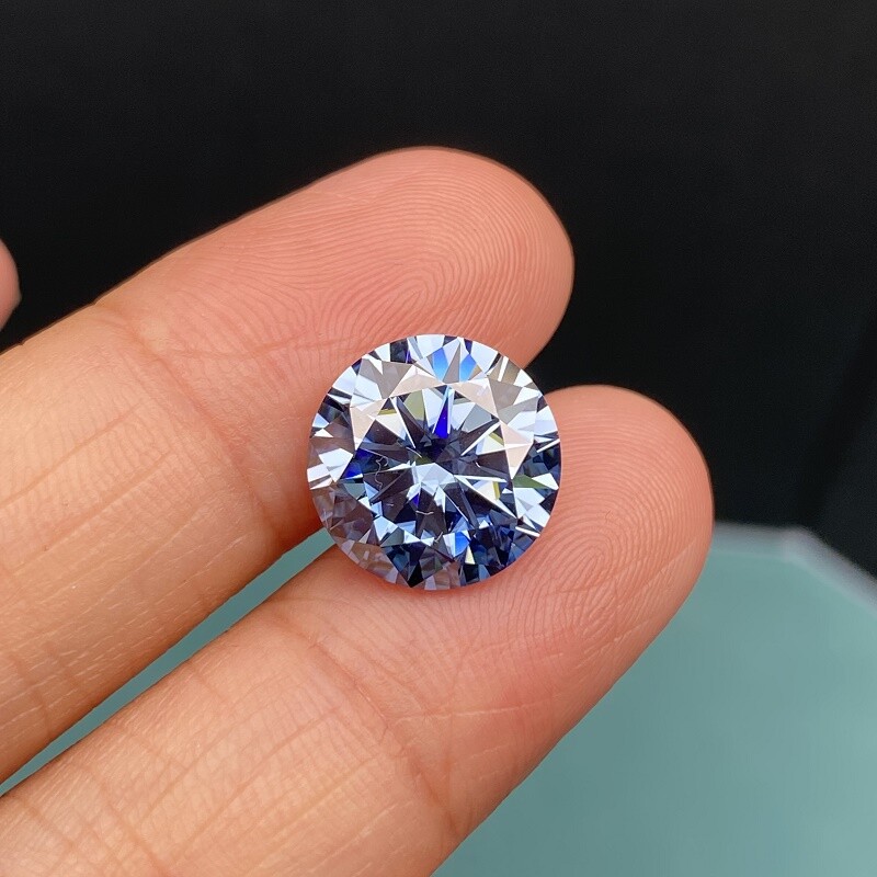 0.1-13ct D Color VVS1 Loose Moissanite Stone Round Cut for Ring Premium Quality
