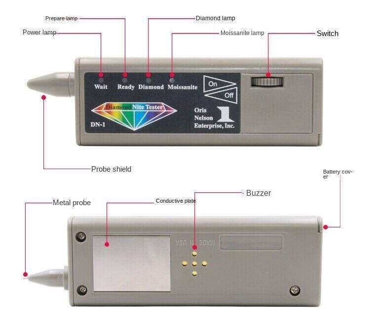 Diamond Nite Dual Tester Test For Moissanite And Diamonds DN-1 Top Quality