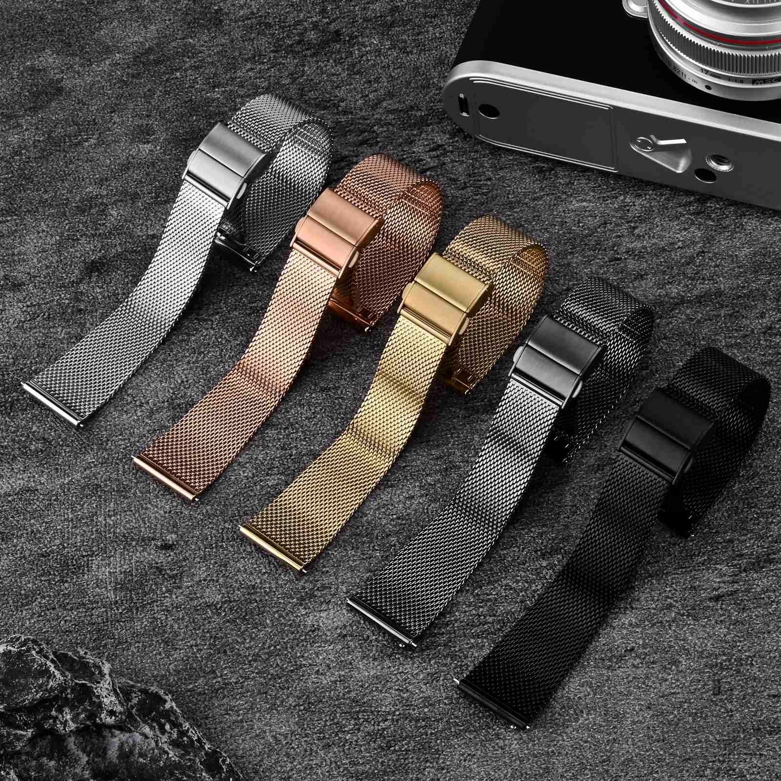 Milanese Stainless Steel Watch Strap,14mm, 16mm, 18mm, 20mm, 22mm,Classic,Women