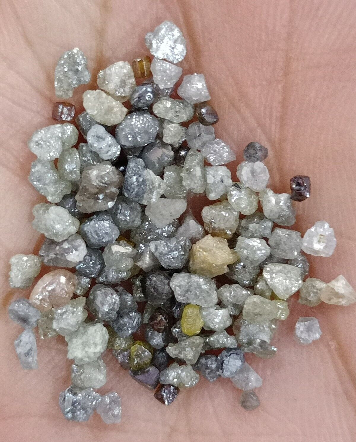 Rough Uncut Premium Grade Diamond Lot (50+ Loose) 5.00 Ct