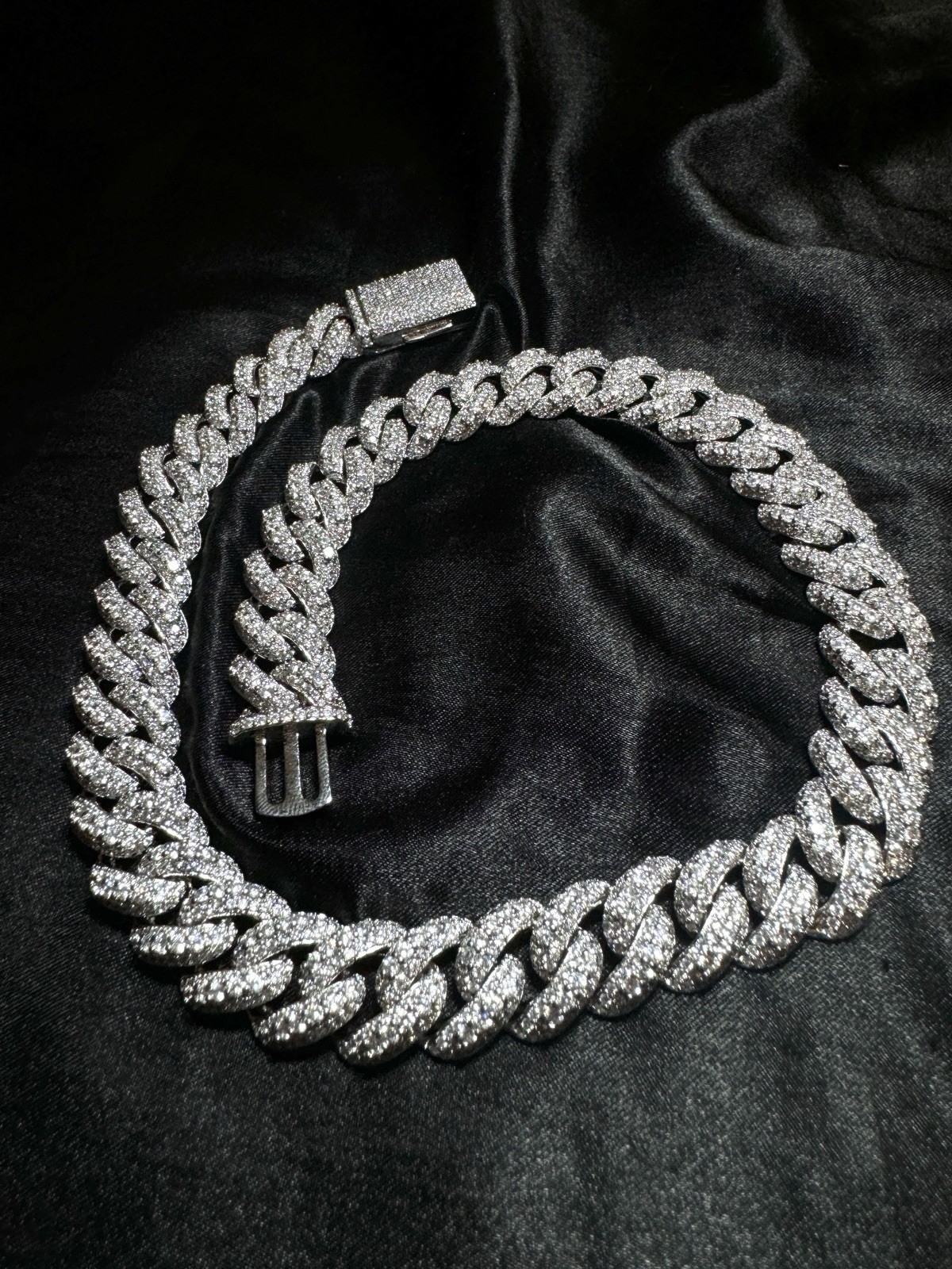 18MM Iced Out Cuban Link Chain AAAAA CZ Gold Plated Brass Hip Hop Necklace 20”