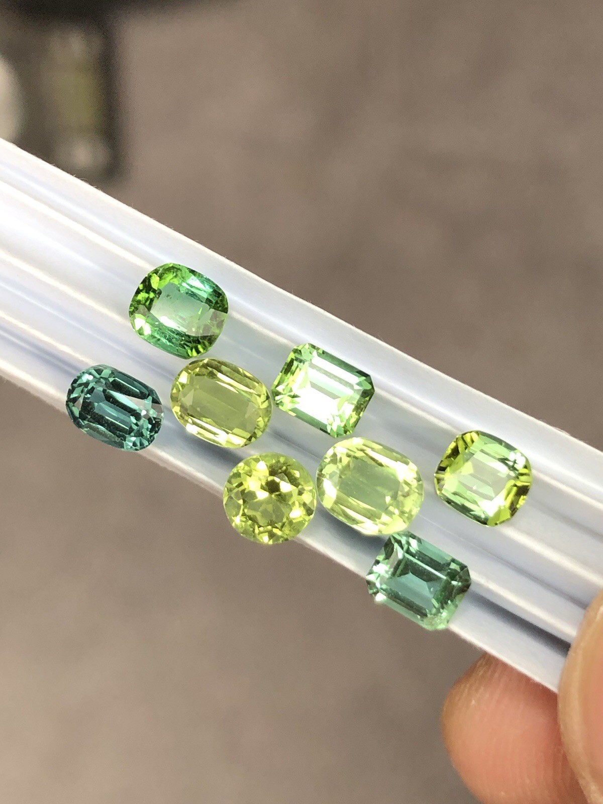4 Carat Natural Multi Color Tourmaline – Faceted Afghanistan Tourmaline