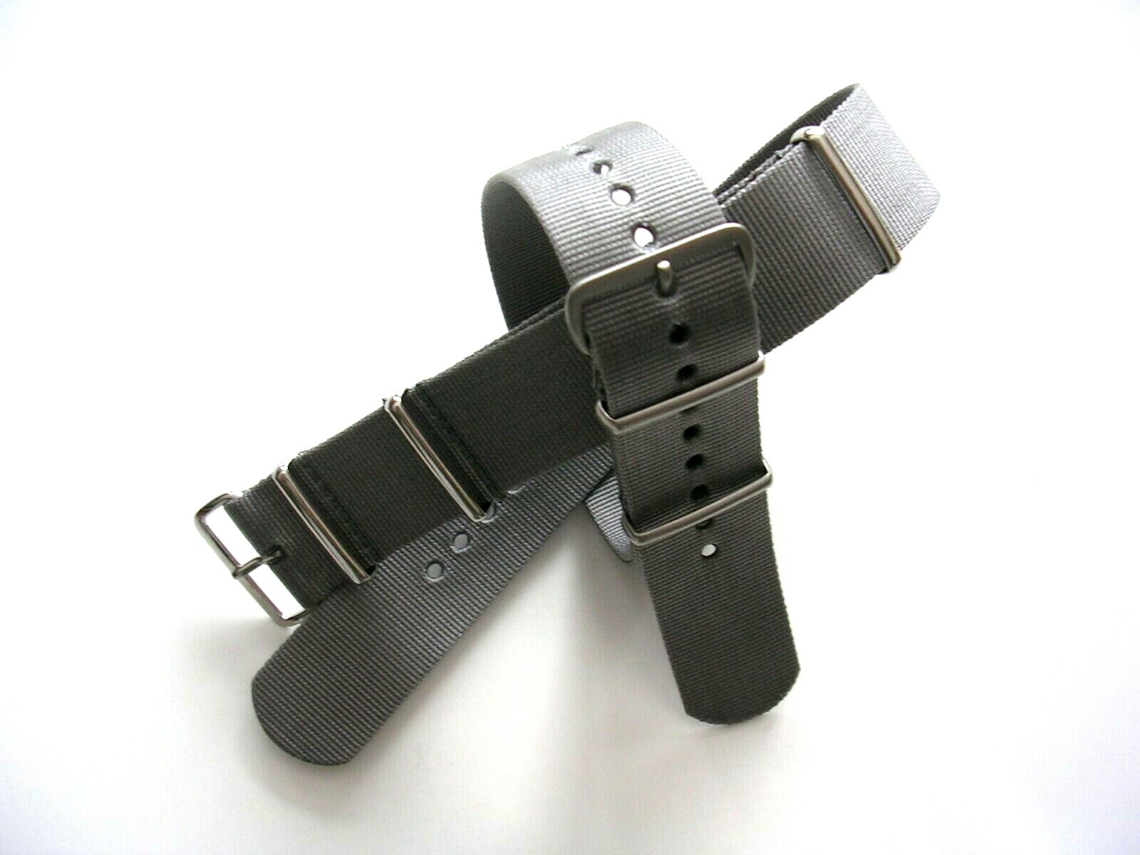Grey NATO G10 strap Ballistic nylon military Mil Spec MoD watch band USA seller