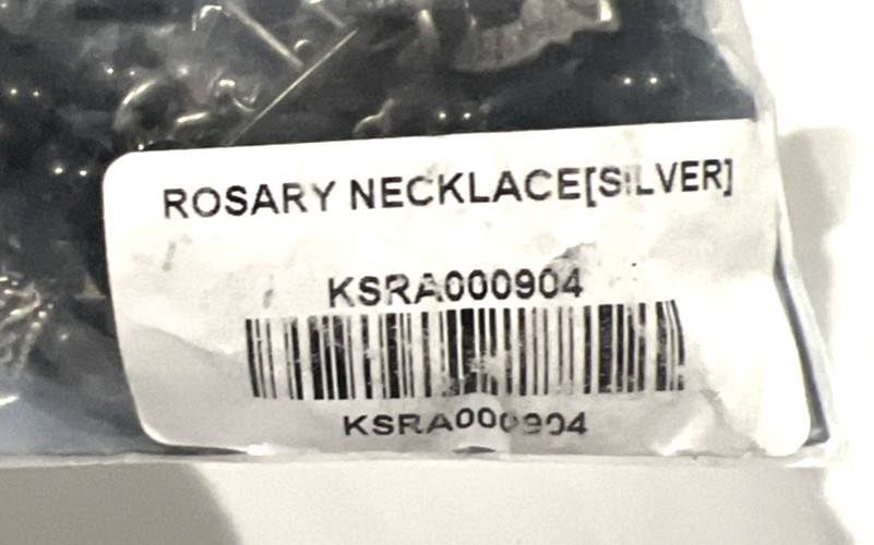 Choker Killstar Rosary Necklace Silver KSRA000904 (Slightly Damaged Packaging)