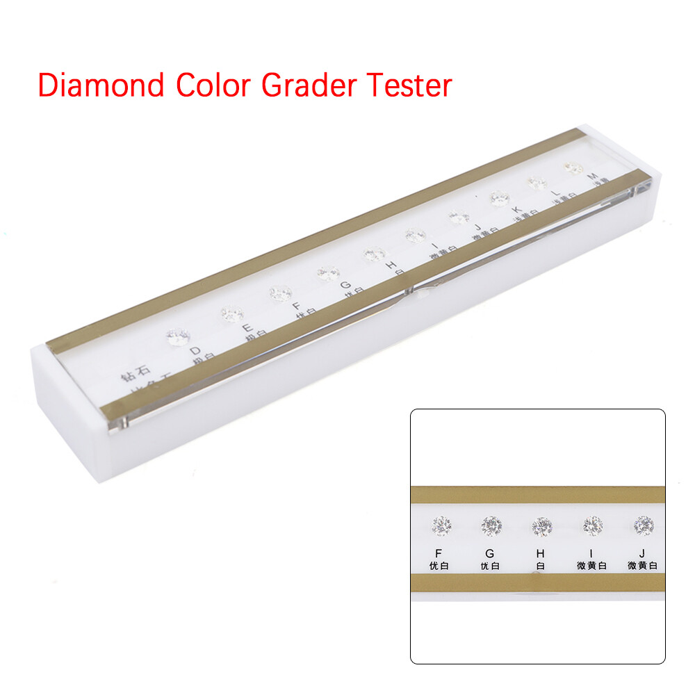 GIA Master Set Diamond Color Grading Grader Color Tester 10 Stone D-M Color Tool