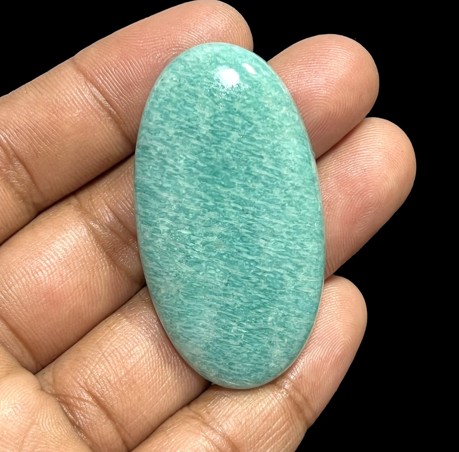 83 Cts Natural Amazonite Polished Stones Amazonite Cabochon Handmade Gemstone