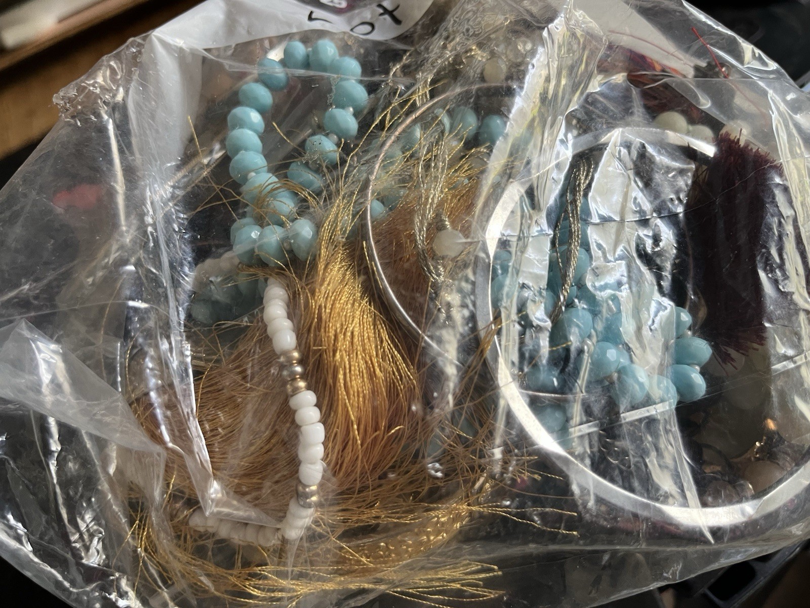 Bag with More Than 5 Pounds of Jewelry and Accessories