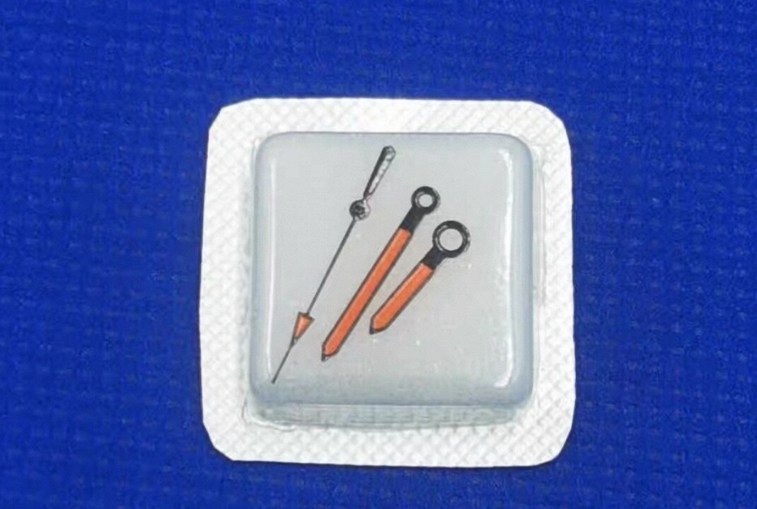 1 Set Simple Slim Color Watch Hand 8.5x13x13mm For NH35 NH36