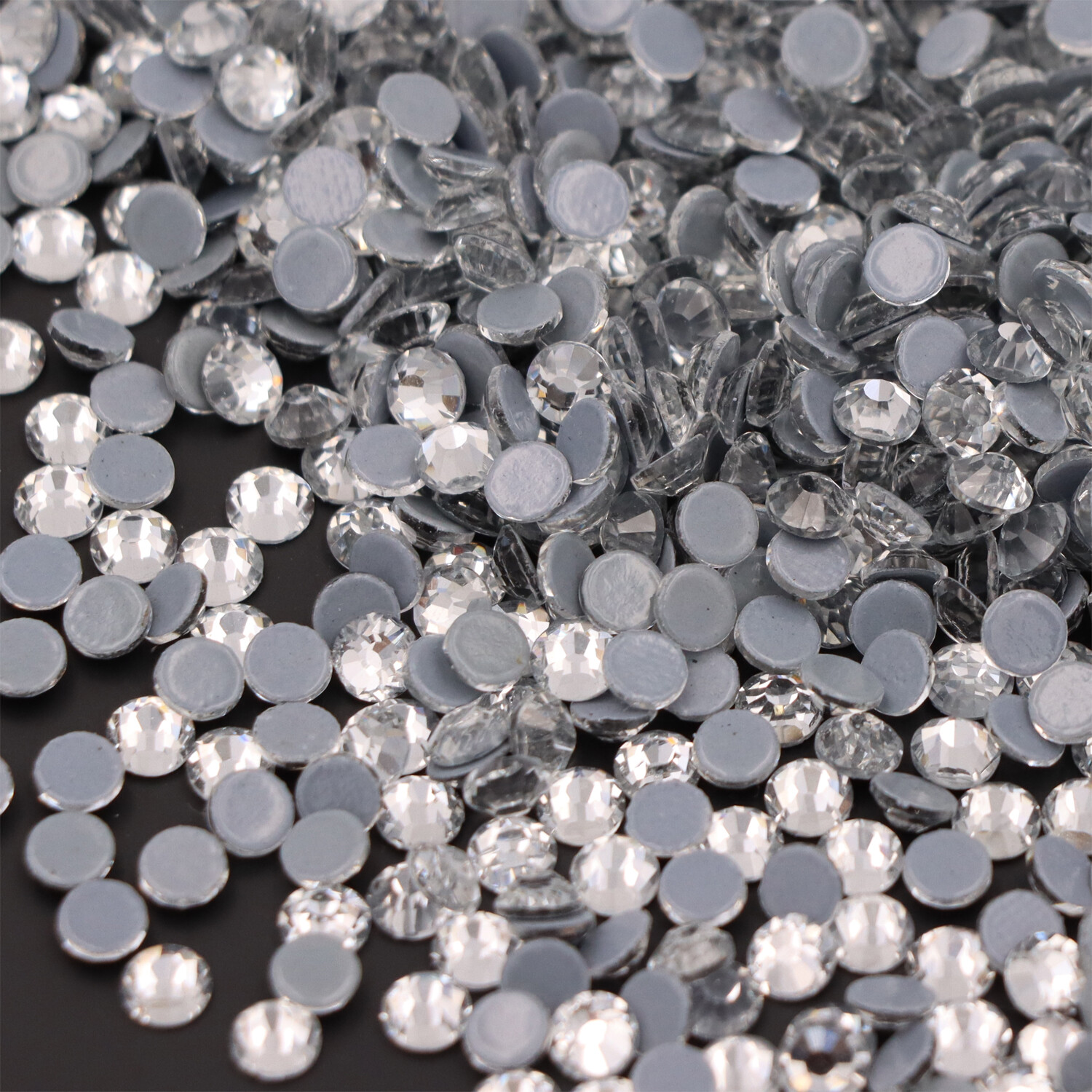 Glass Strass Crystal Hot Fix Rhinestones Iron On Flatback Clear Hotfix Stones