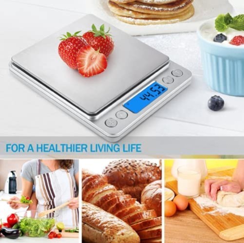 3000g x 0.1g Digital Benchtop Scale for Jewelry Gold Silver Herb Gram Oz DWT OZT