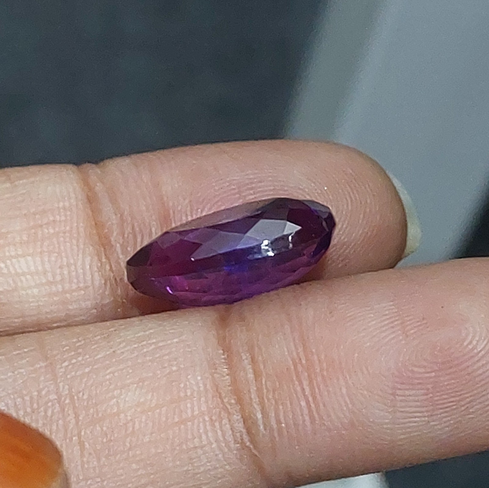 2 pcs11.15Ct Purple Amethyst Loose Gemstone Pear Cut Violet February Birthstone