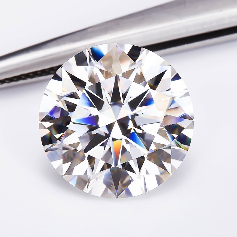 0.1-5ct GRA Certified D Color Loose Moissanite VVS1 Round Cut for Jewelry Making